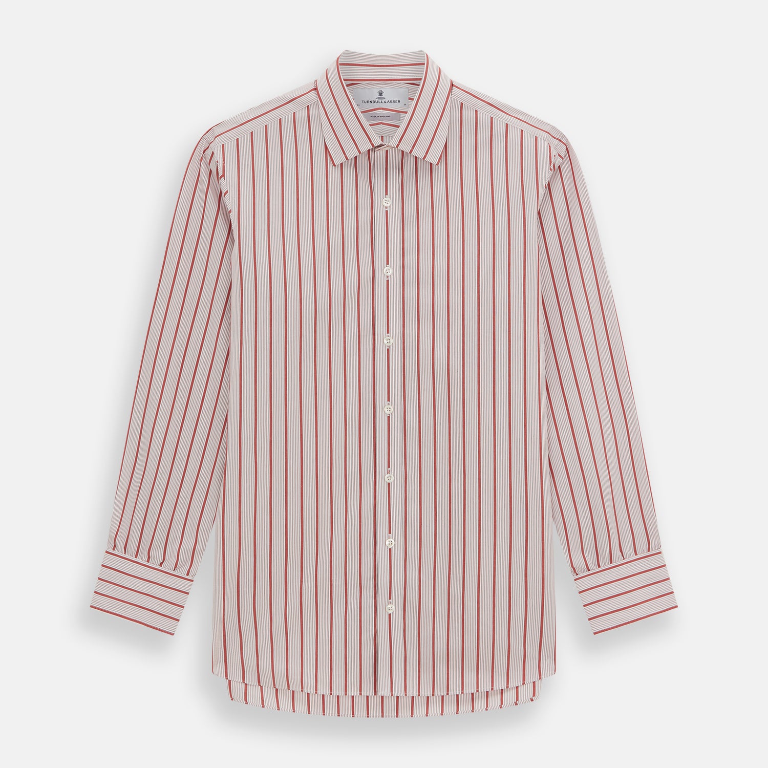 Image 1 of product Red Multi Track Stripe Mayfair Shirt