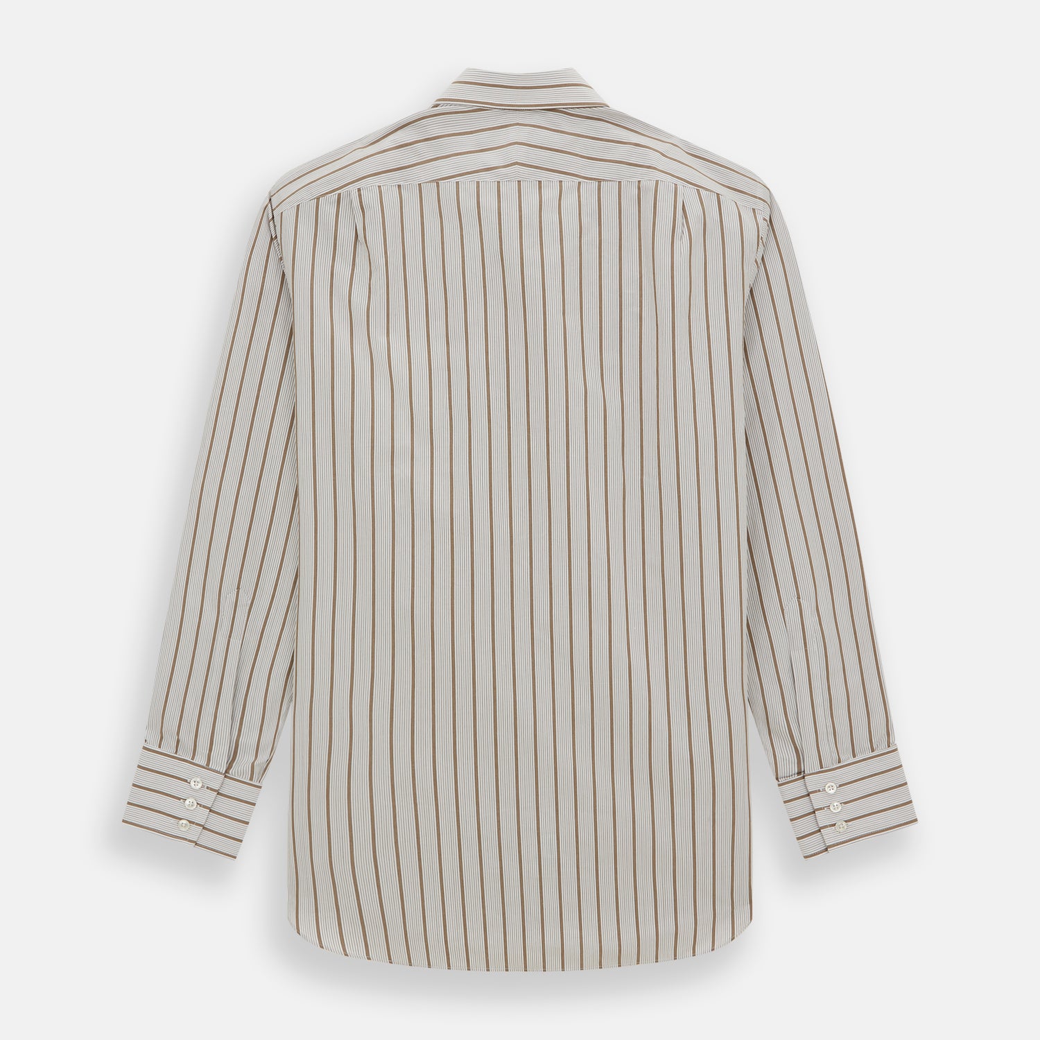 Image 5 of product Brown Multi Track Stripe Mayfair Shirt