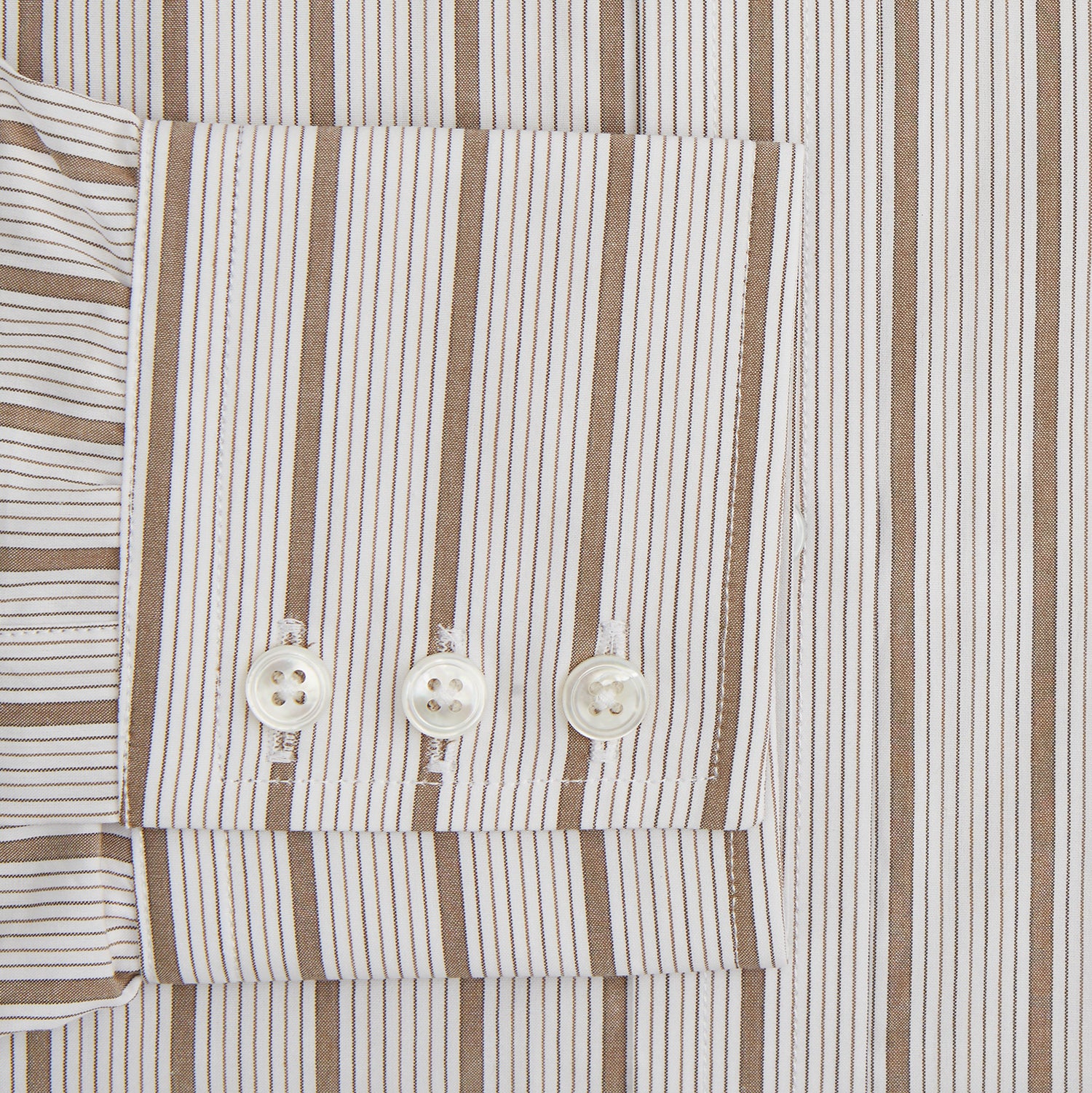 Image 3 of product Brown Multi Track Stripe Mayfair Shirt