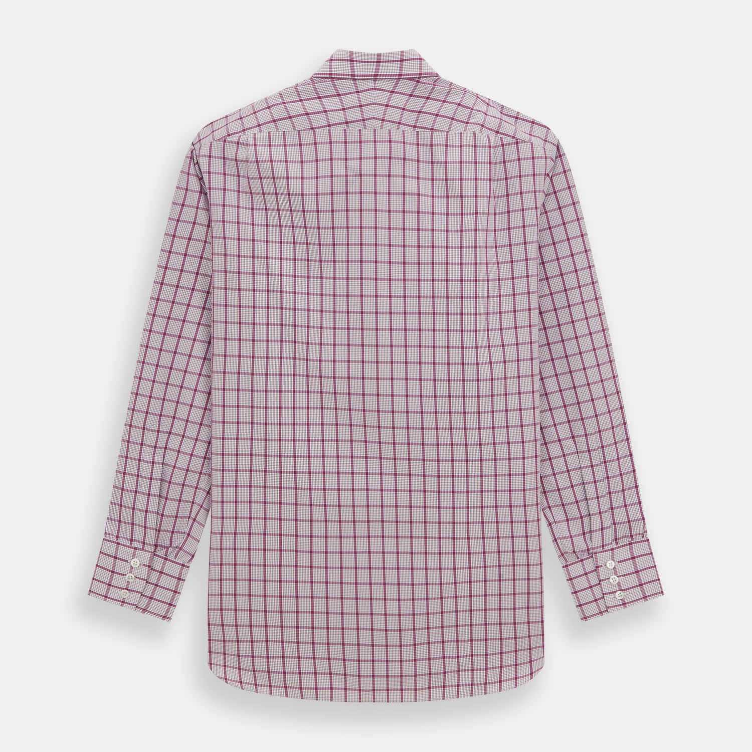Image 5 of product Purple Graph Overlay Check Mayfair Shirt