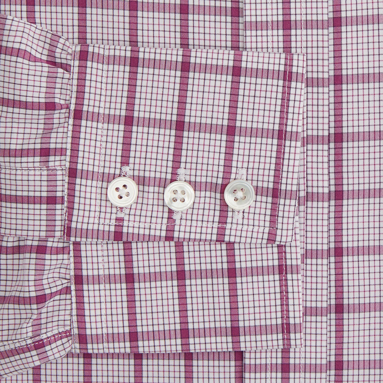 Image 3 of product Purple Graph Overlay Check Mayfair Shirt
