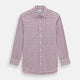 Purple Graph Overlay Check Mayfair Shirt