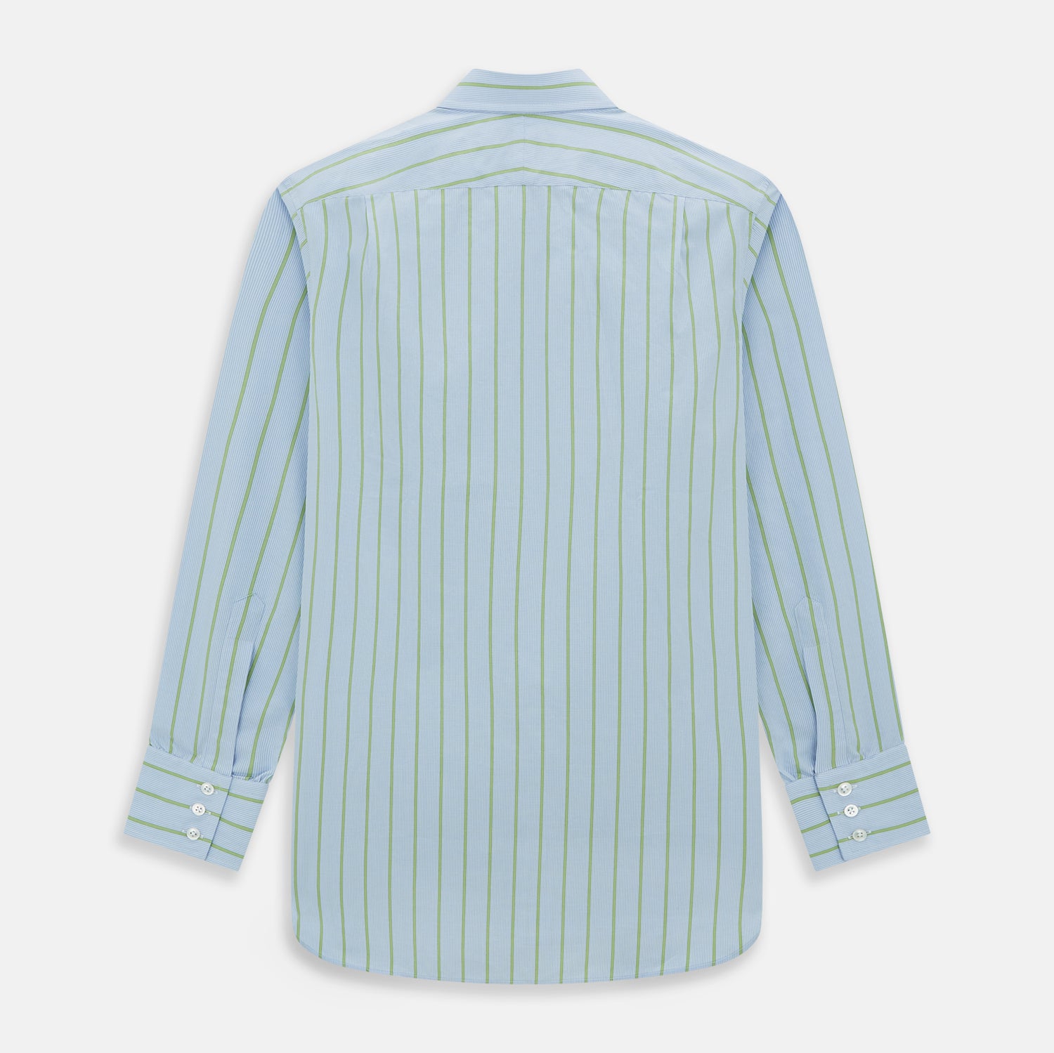 Image 6 of product Light Green and Blue Stripe Mayfair Shirt