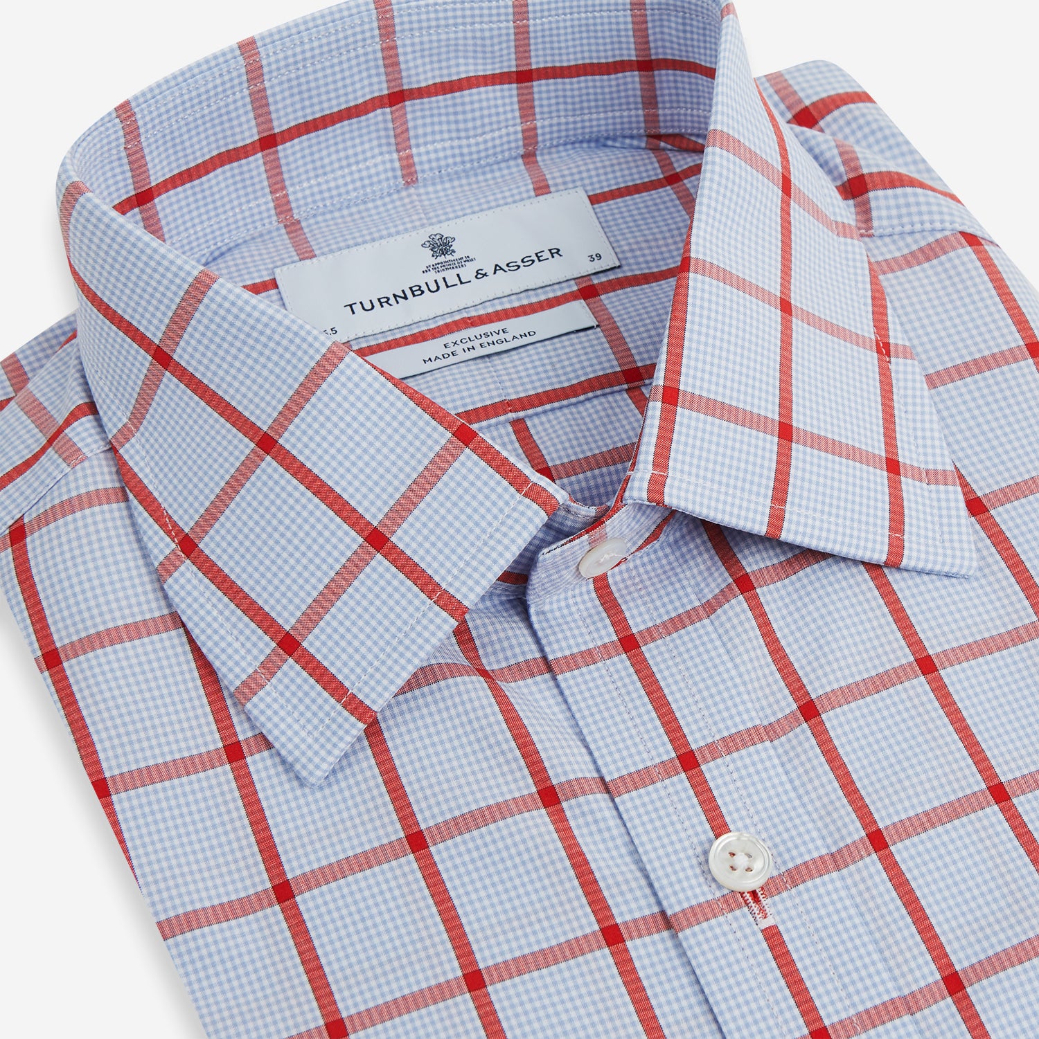 Image 2 of product Red Windowpane Check Mayfair Shirt