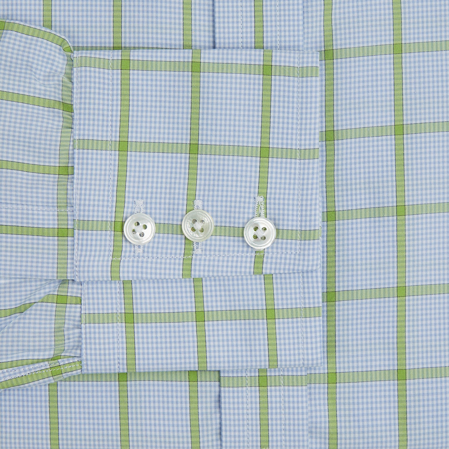 Image 3 of product Light Green Windowpane Check Mayfair Shirt