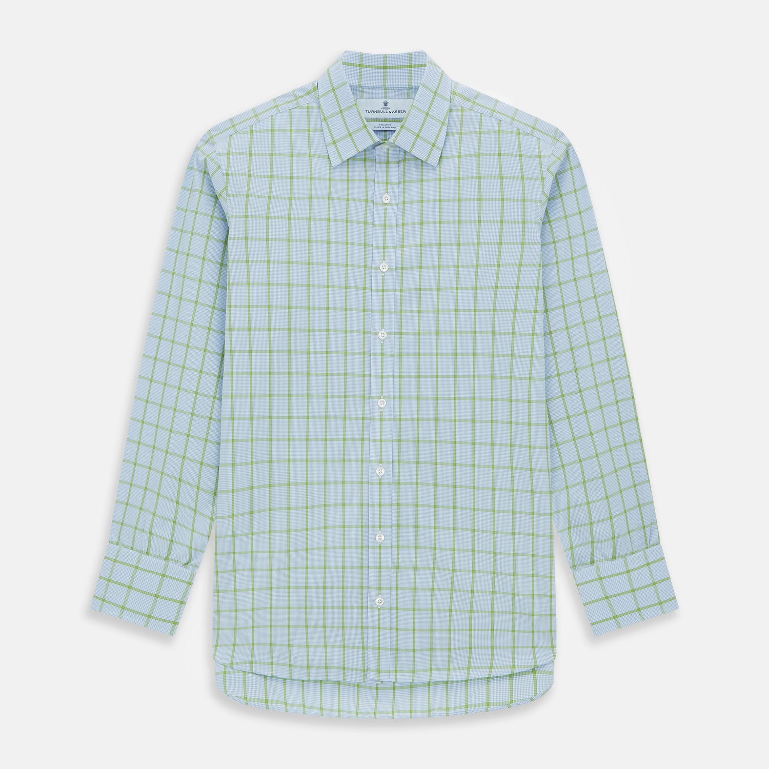 Image 1 of product Light Green Windowpane Check Mayfair Shirt