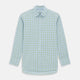 Light Green Windowpane Check Mayfair Shirt