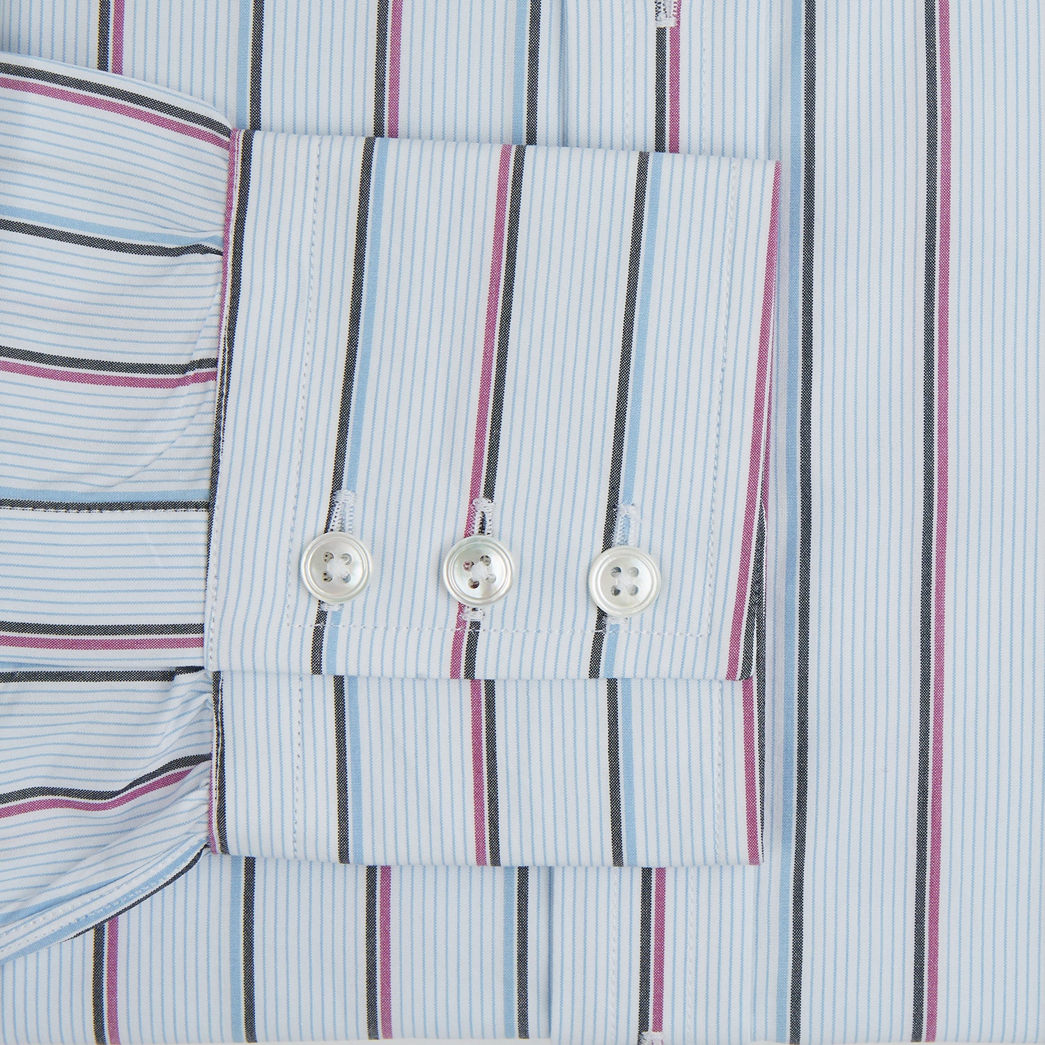 Image 3 of product Blue and Pink Shadow Stripe Mayfair Shirt
