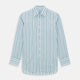 Blue and Green Shadow Stripe Mayfair Shirt