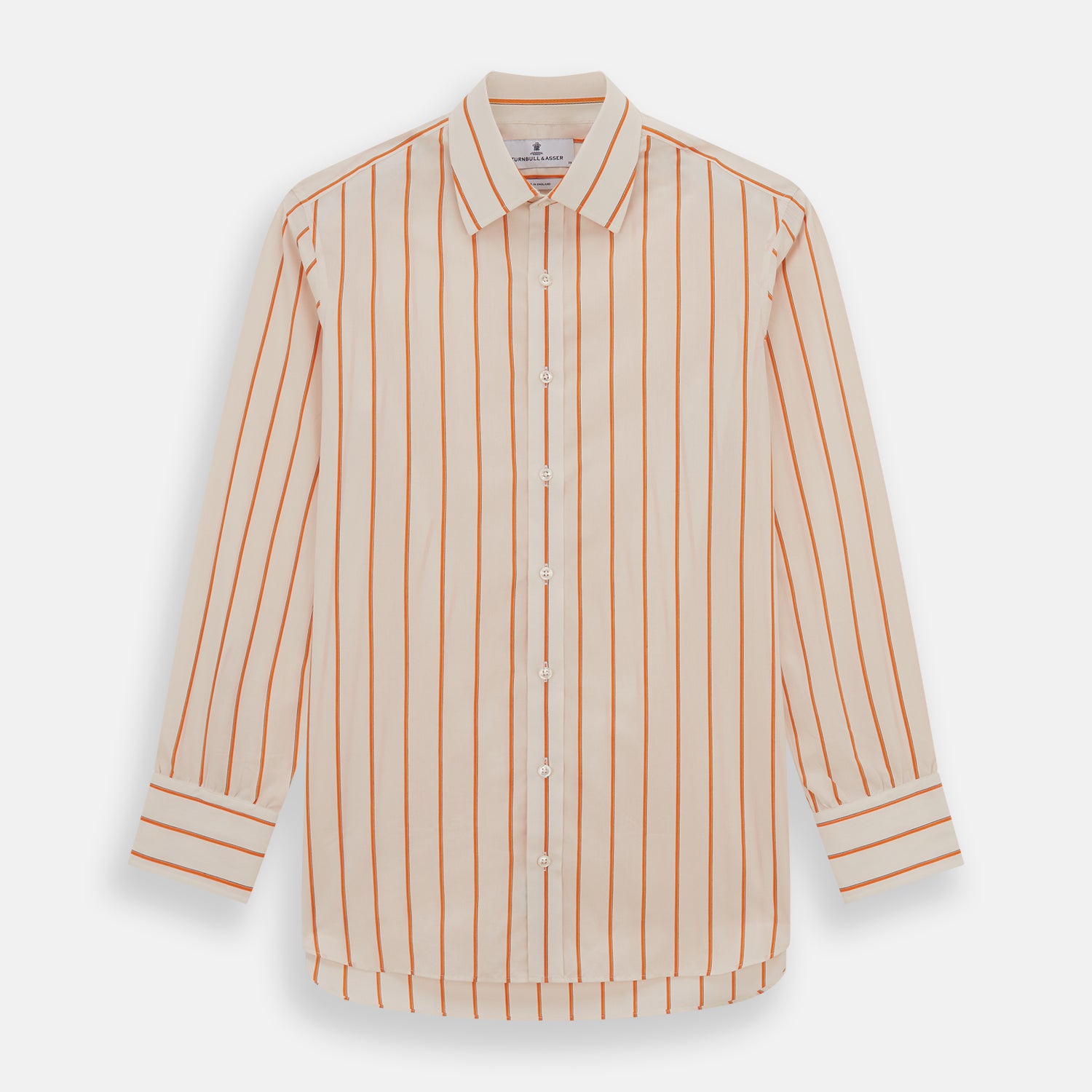 Image 1 of product Orange Track Stripe Mayfair Shirt