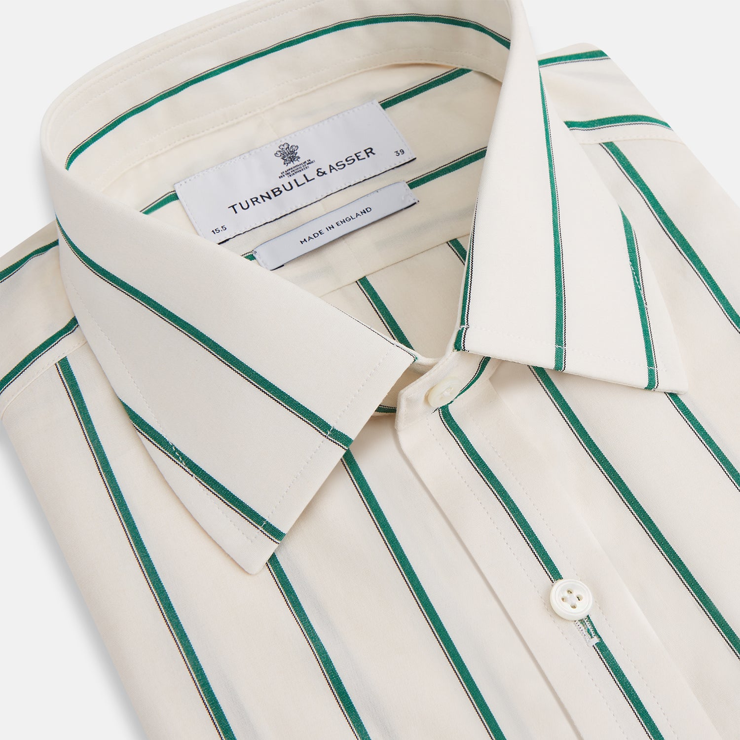 Image 2 of product Green Track Stripe Mayfair Shirt