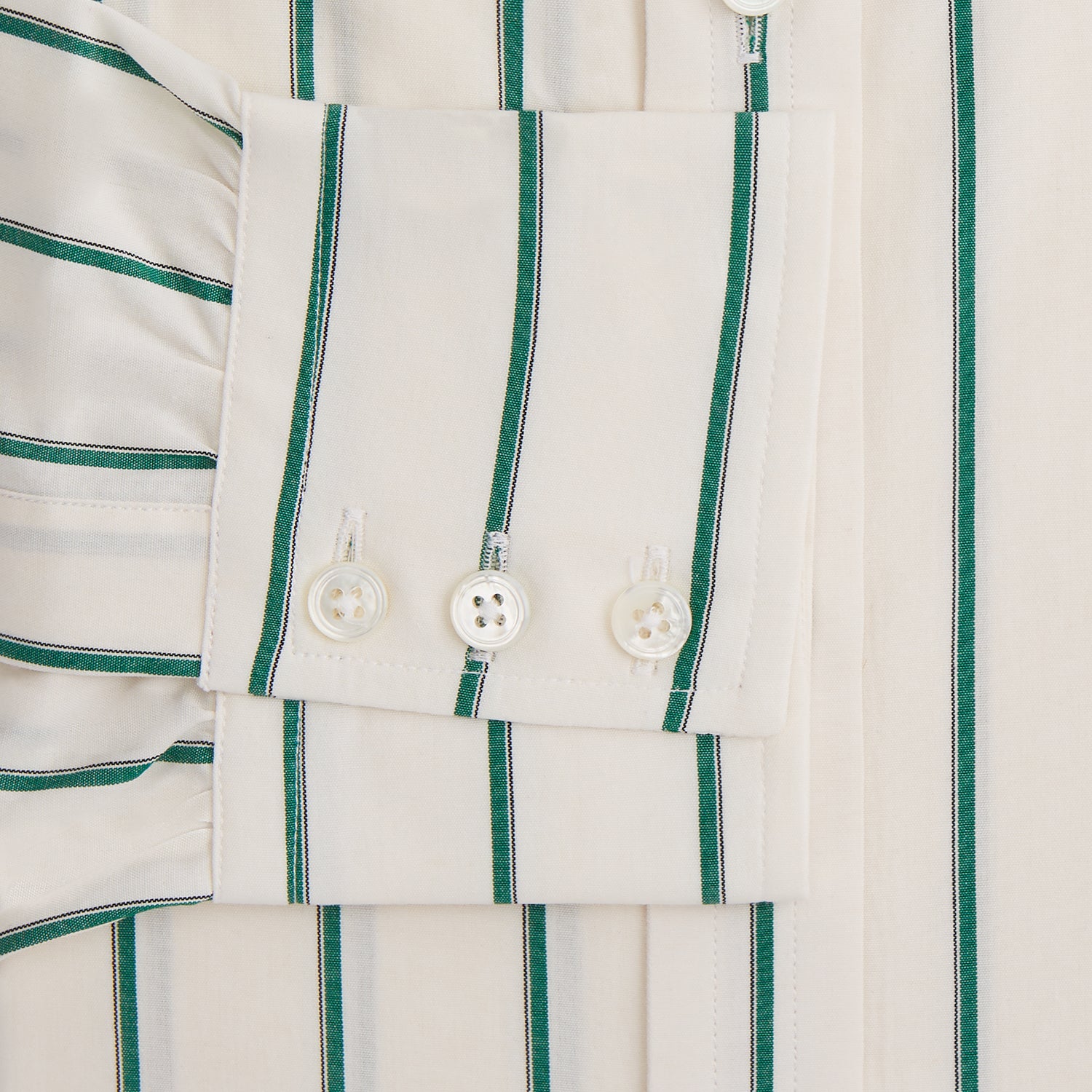 Image 3 of product Green Track Stripe Mayfair Shirt