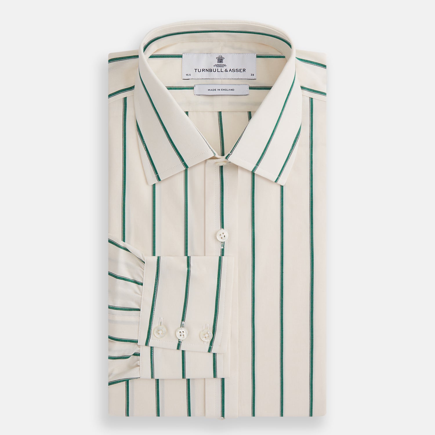 Image 4 of product Green Track Stripe Mayfair Shirt