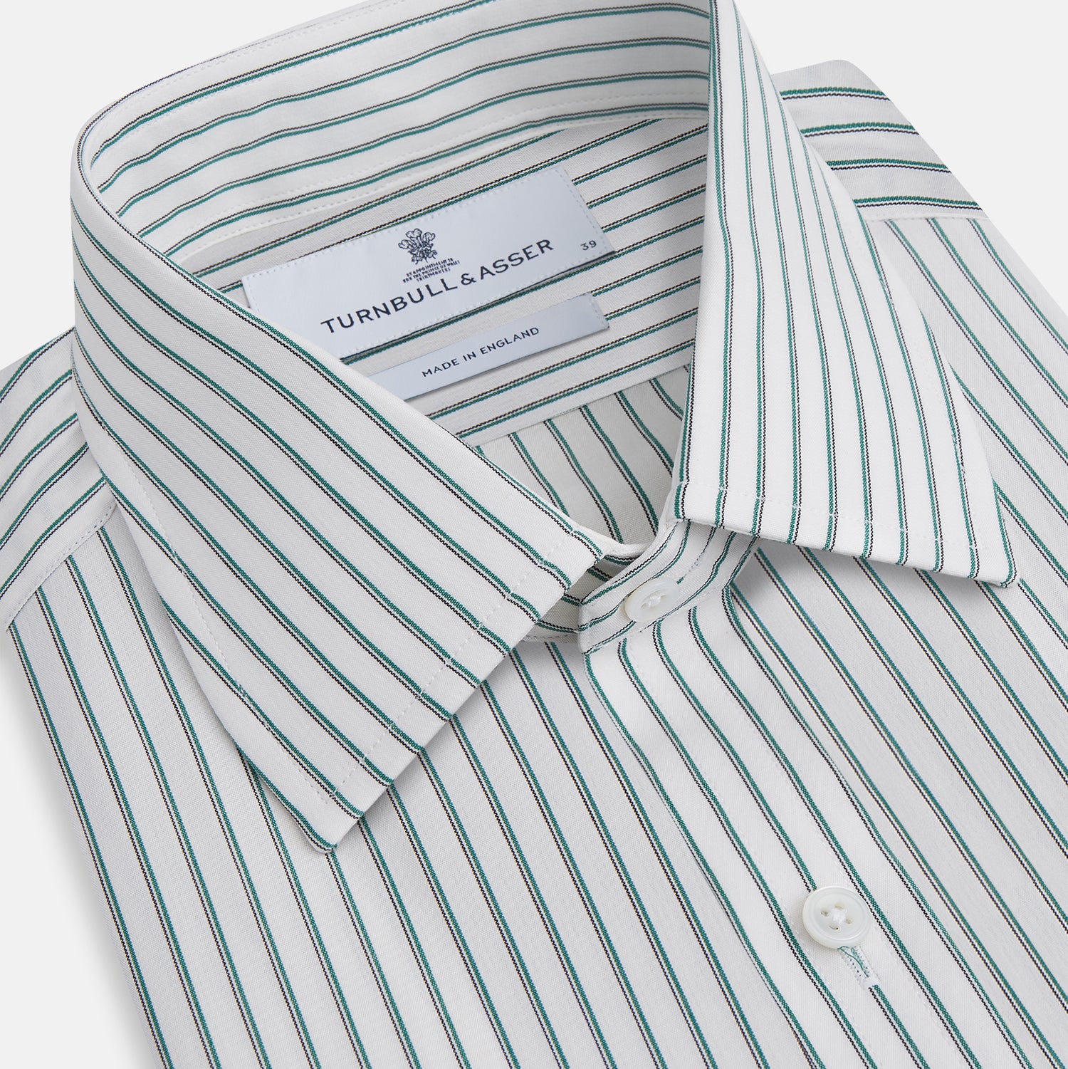 Image 2 of product Dark Green Track Stripe Mayfair Shirt