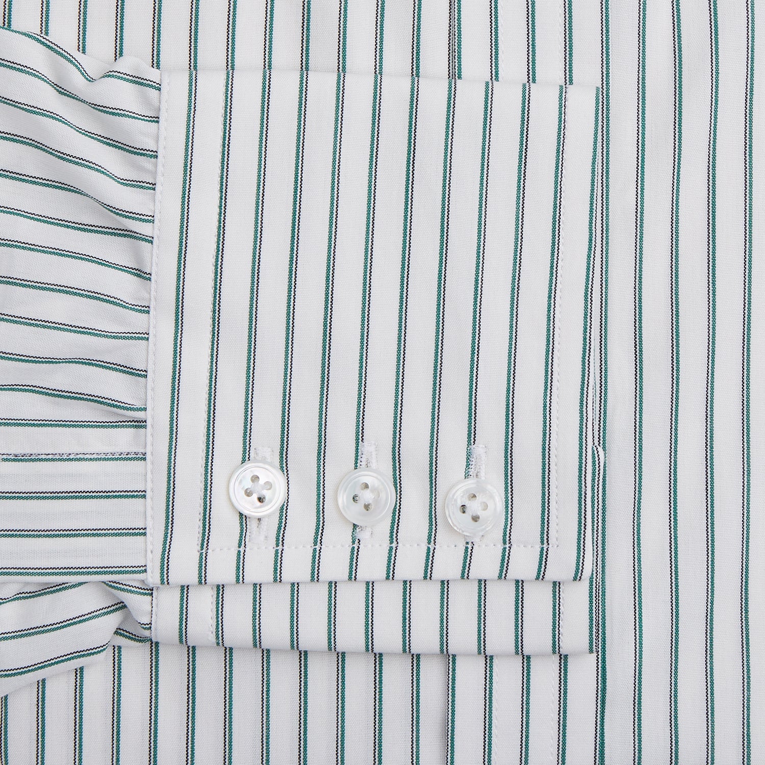Image 3 of product Dark Green Track Stripe Mayfair Shirt