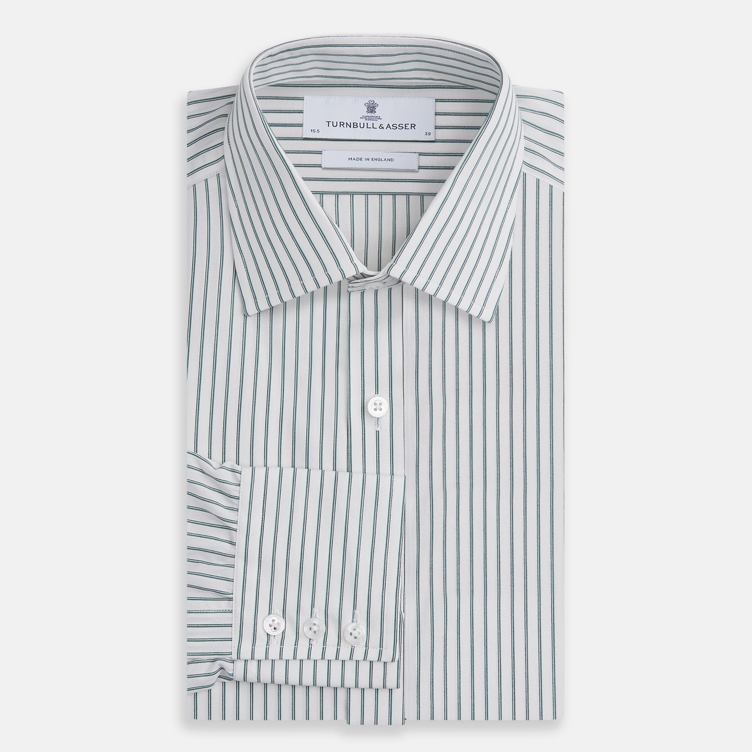 Image 4 of product Dark Green Track Stripe Mayfair Shirt
