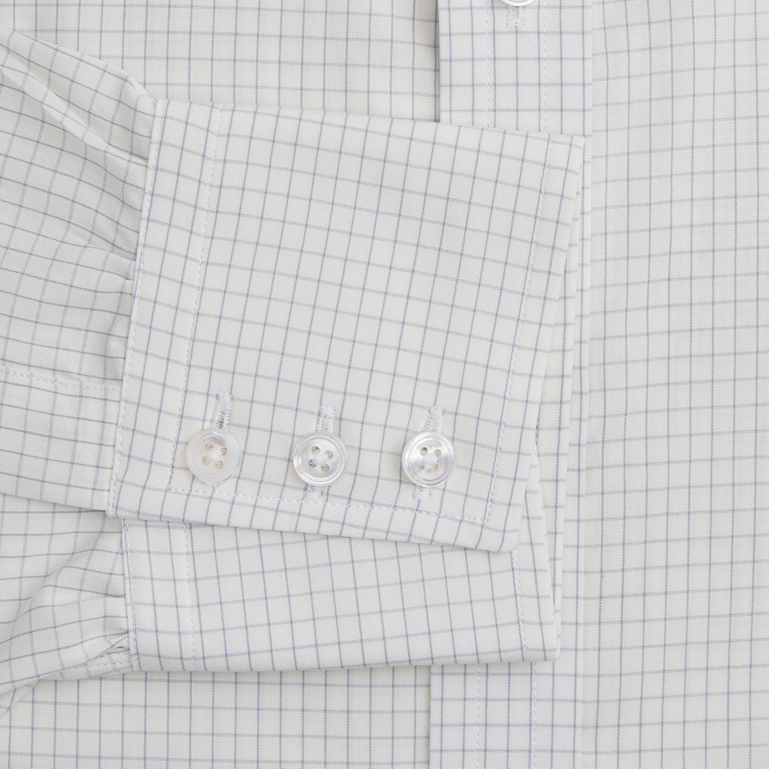 Image 3 of product Pale Blue Graph Check Mayfair Shirt