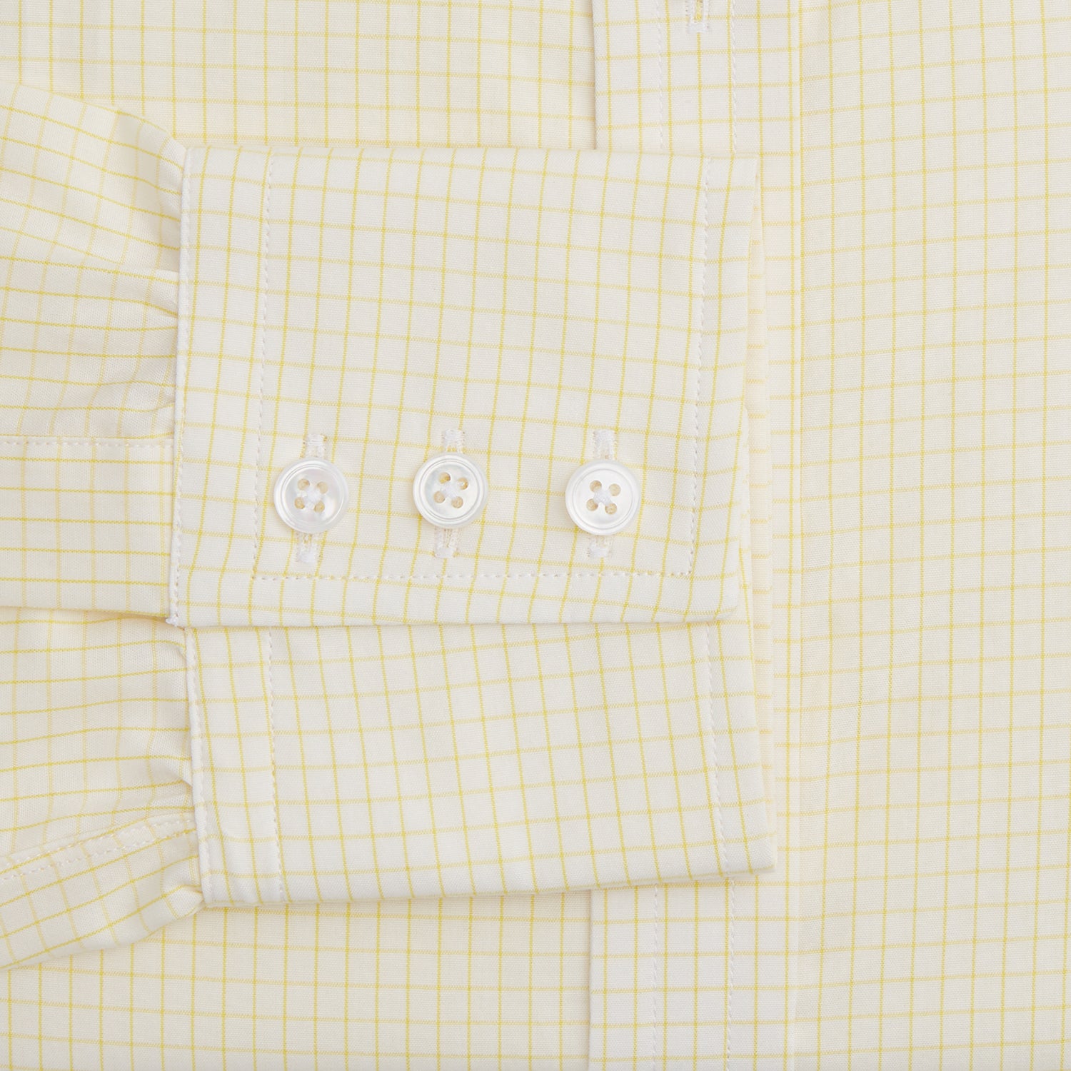 Image 3 of product Yellow Graph Check Mayfair Shirt