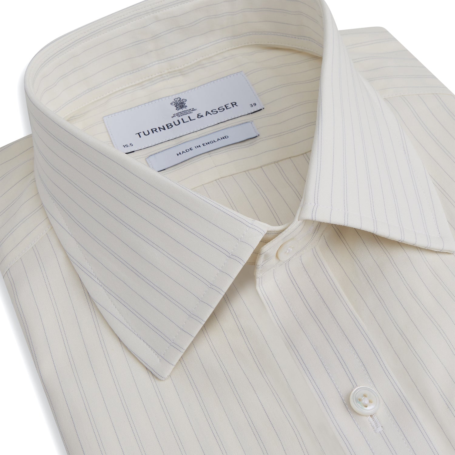 Image 2 of product Pale Blue Fine Track Stripe Mayfair Shirt