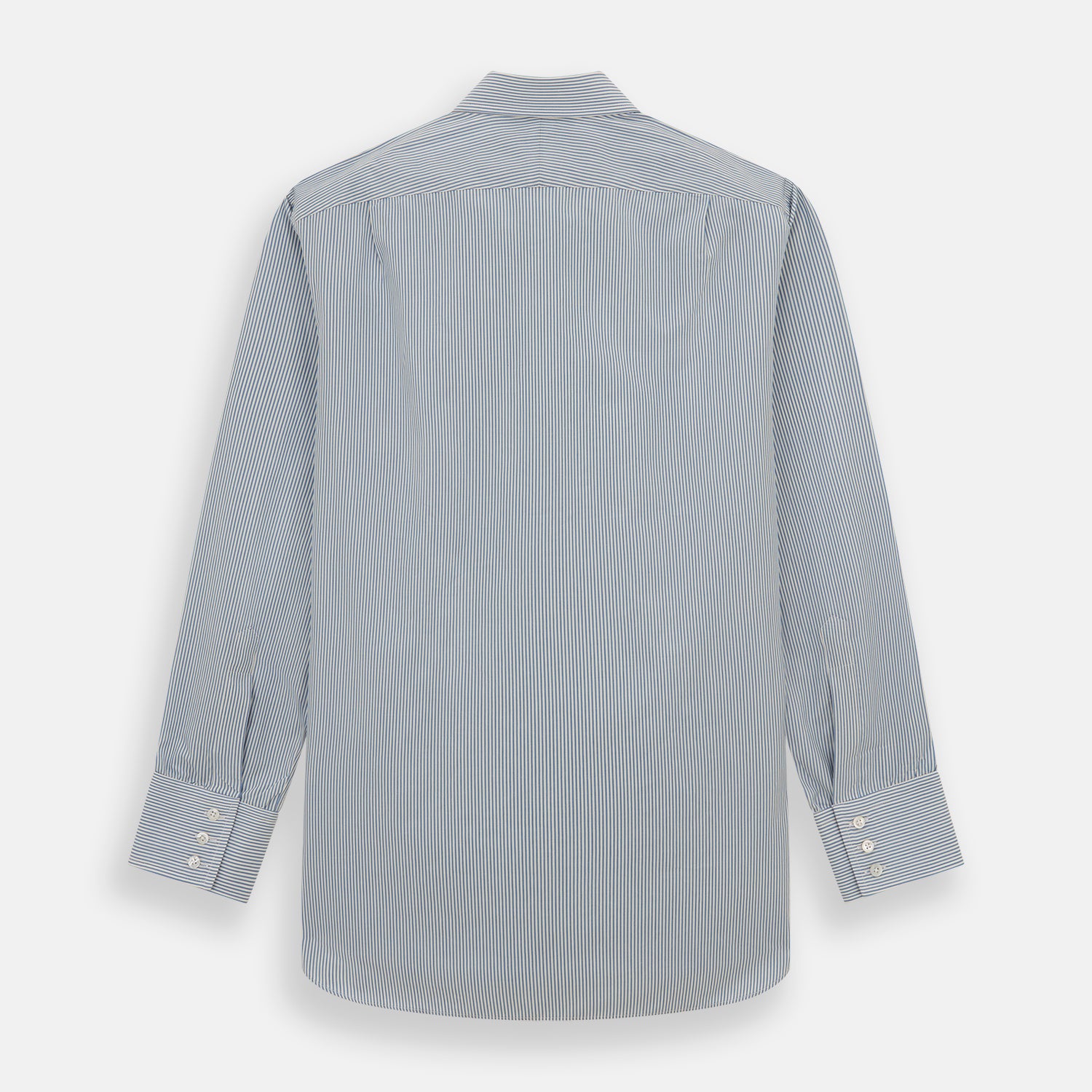 Image 5 of product Blue and White Pencil Stripe Mayfair Shirt