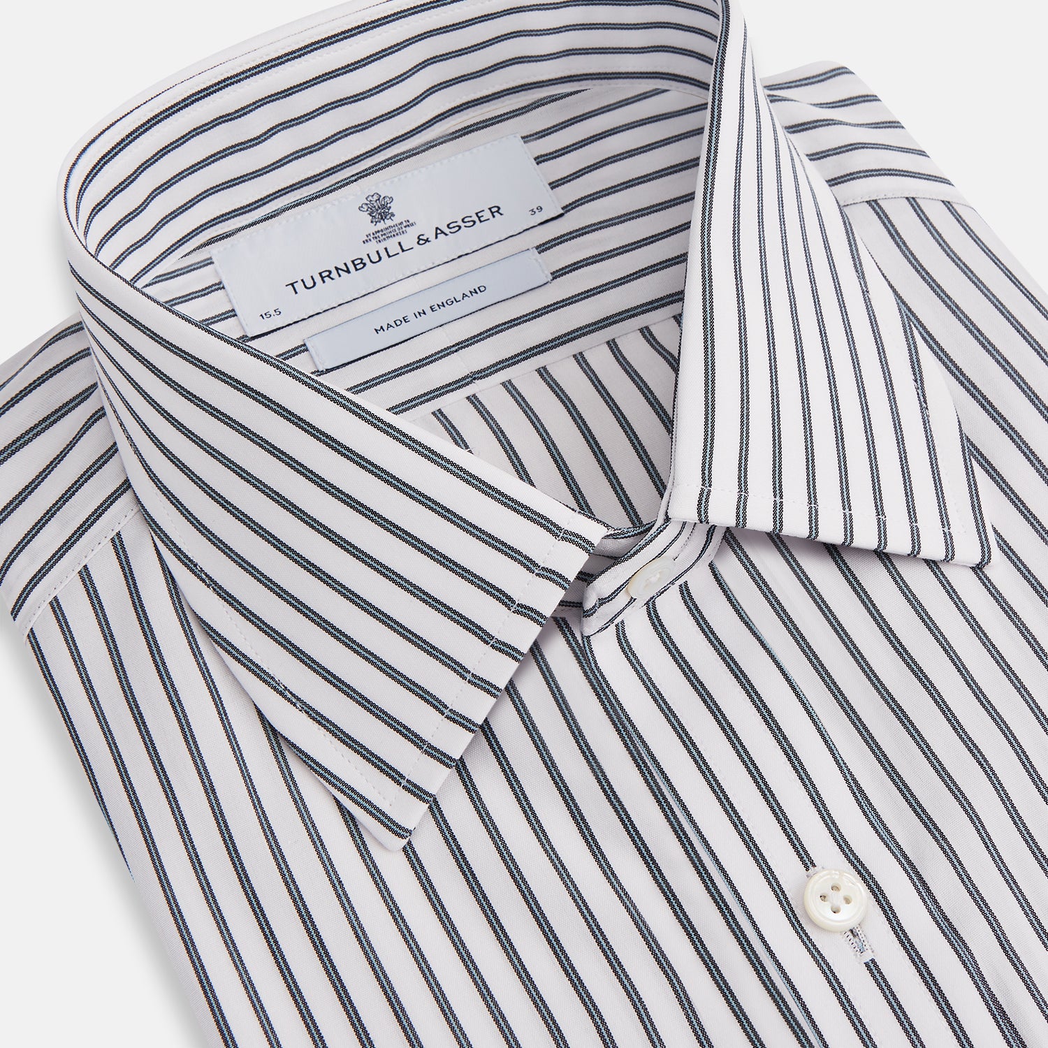 Image 2 of product Midnight Blue Halo Stripe Mayfair Shirt