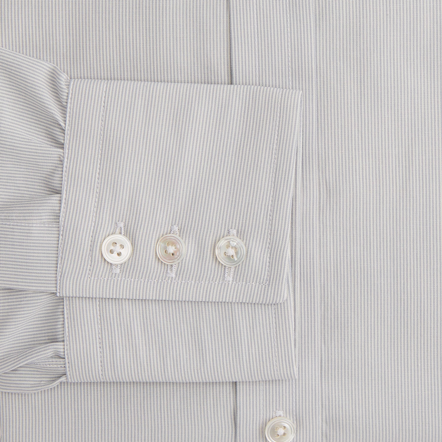 Image 3 of product Pale Blue Fine Stripe Mayfair Shirt