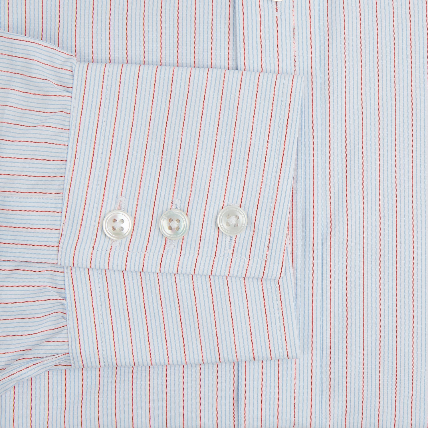Image 3 of product Red Multi Pinstripe Mayfair Shirt