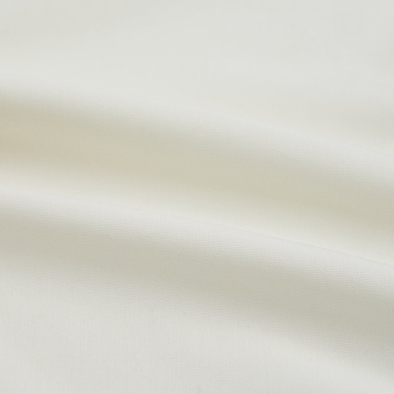 Image 6 of product The Turnbull & Asser Cream Silk Chelsea Shirt is an elegant white long-sleeve, button-up silk shirt with a single chest pocket, shown against a plain white background.