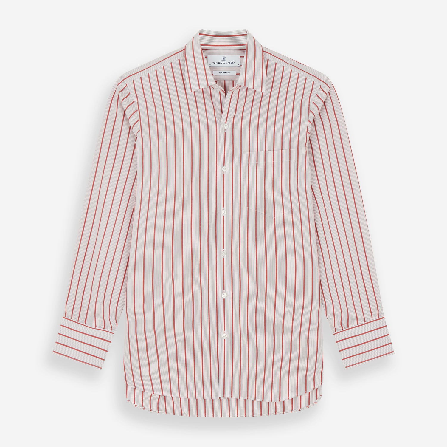 Image 1 of product Red Multi Track Stripe Chelsea Shirt