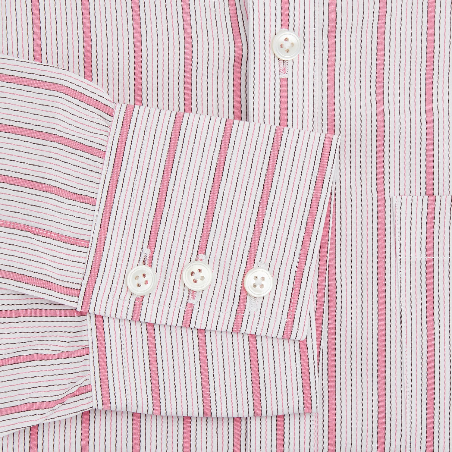 Pink Multi Track Stripe Chelsea Shirt