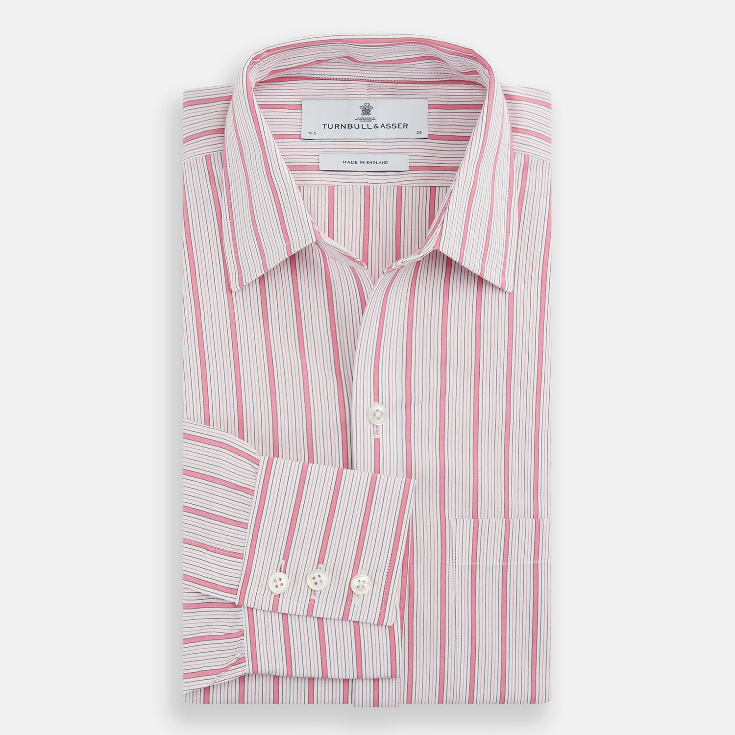 Image 5 of product Pink Multi Track Stripe Chelsea Shirt