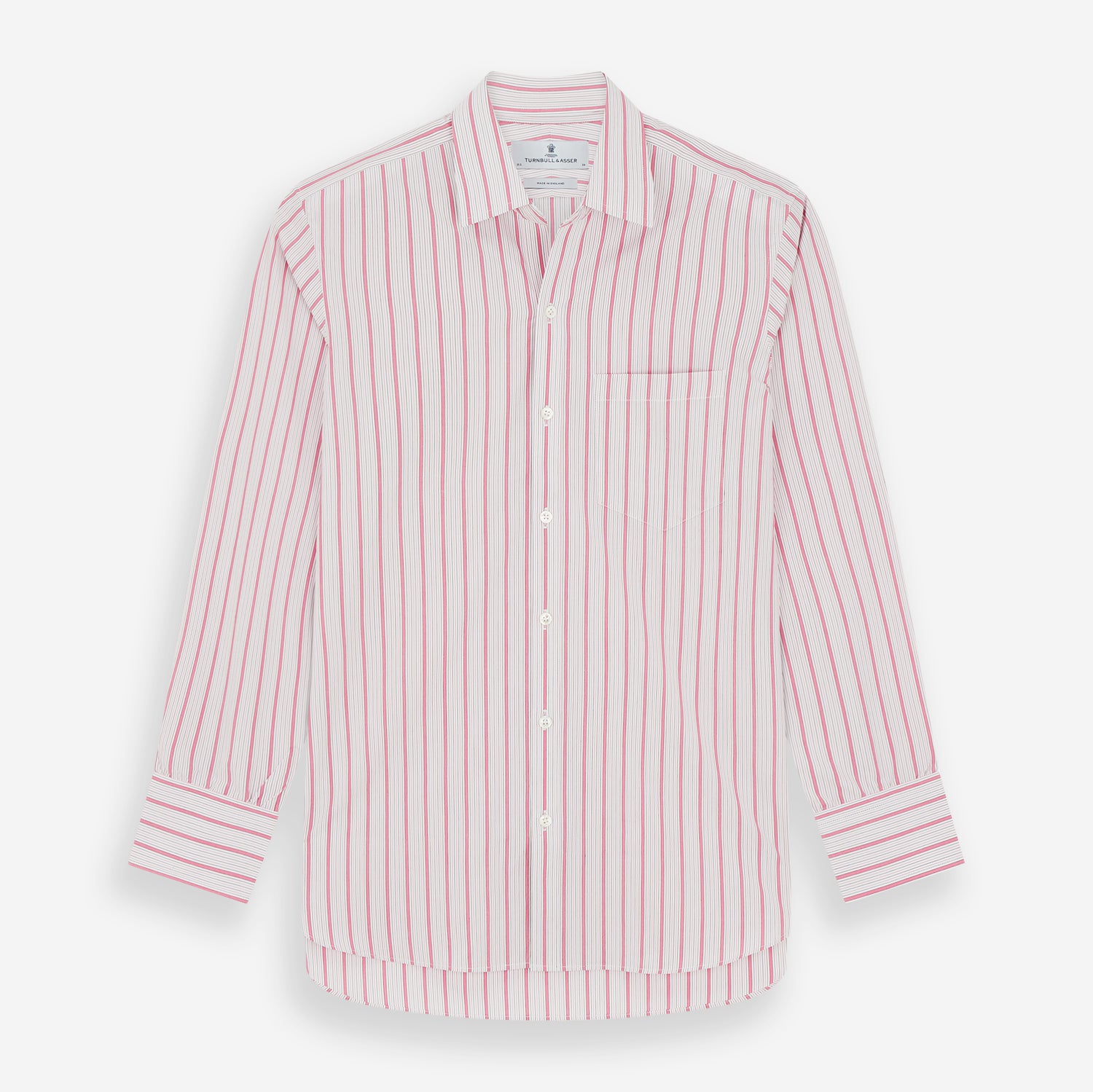Image 1 of product Pink Multi Track Stripe Chelsea Shirt