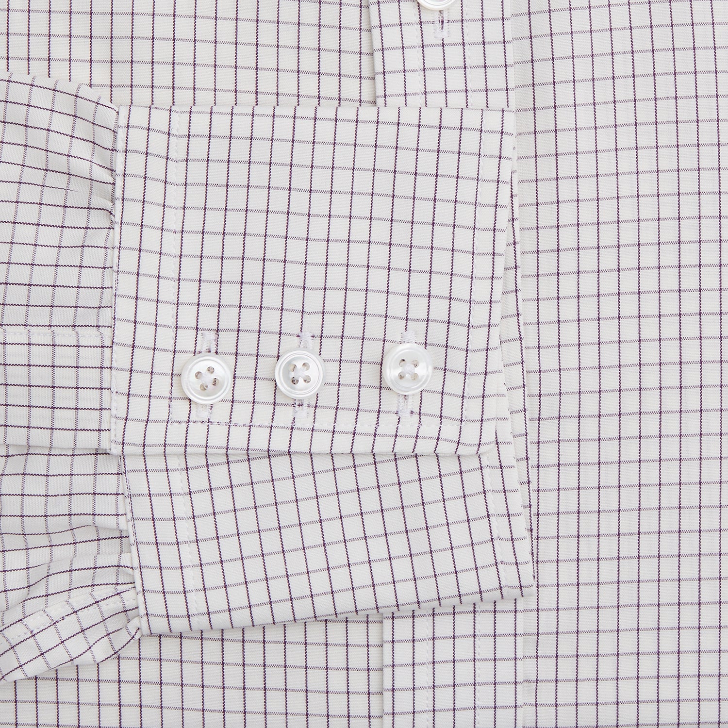 Image 3 of product Purple Graph Check Mayfair Shirt
