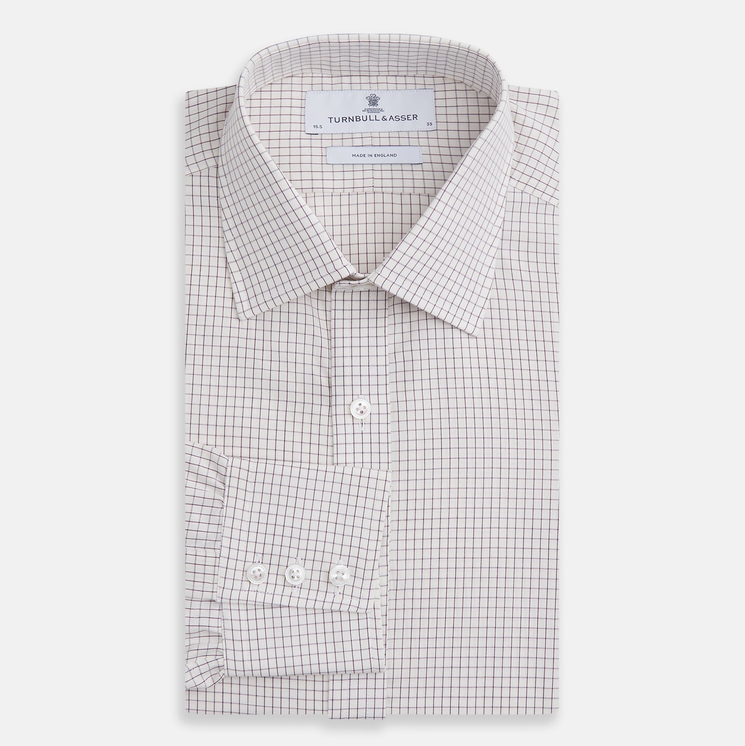 Image 4 of product Purple Graph Check Mayfair Shirt