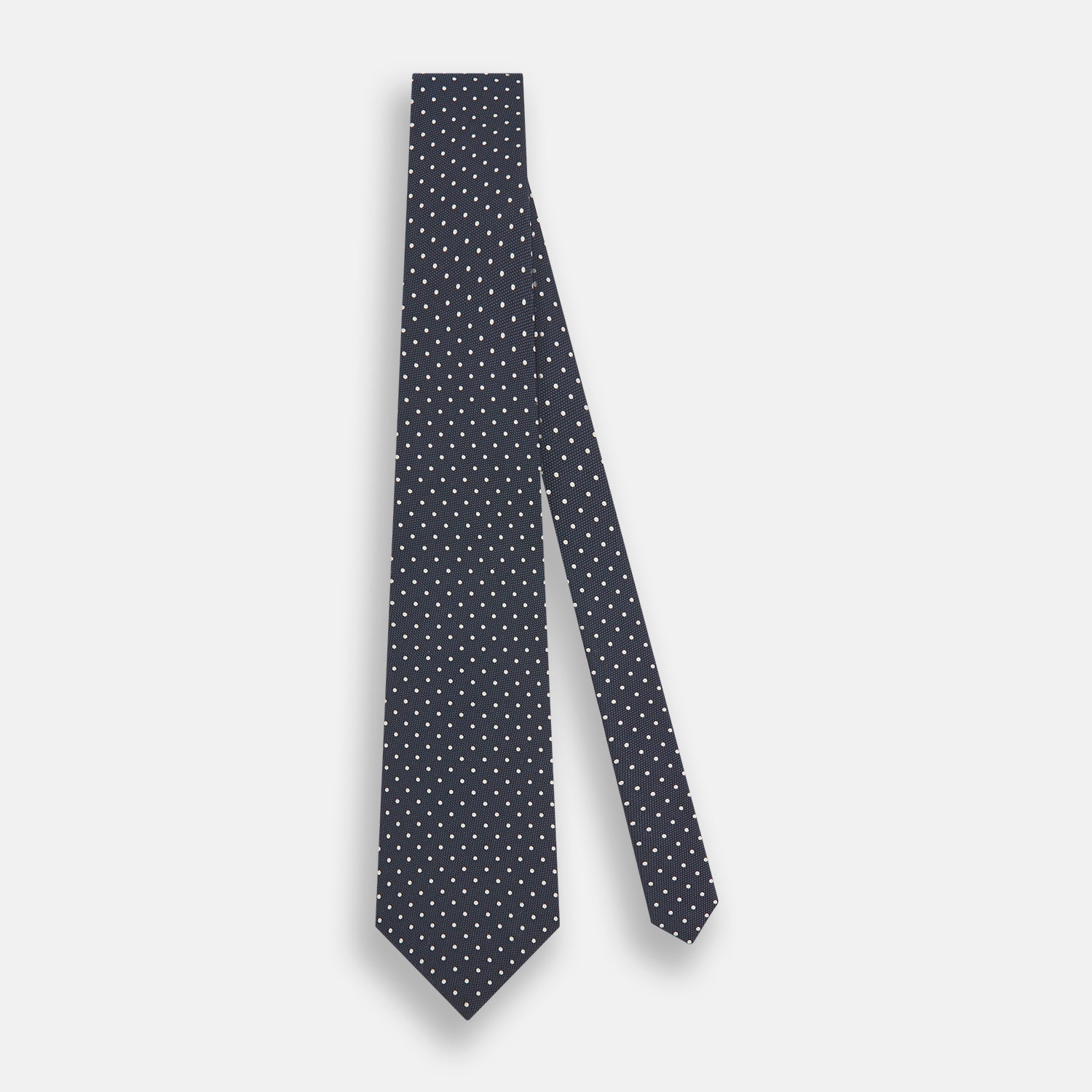 Image 2 of product Navy Micro Dot Silk Tie