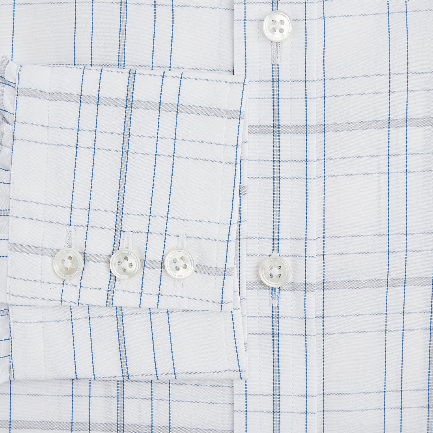 Image 4 of product Blue and Grey Multi Check Mayfair Shirt