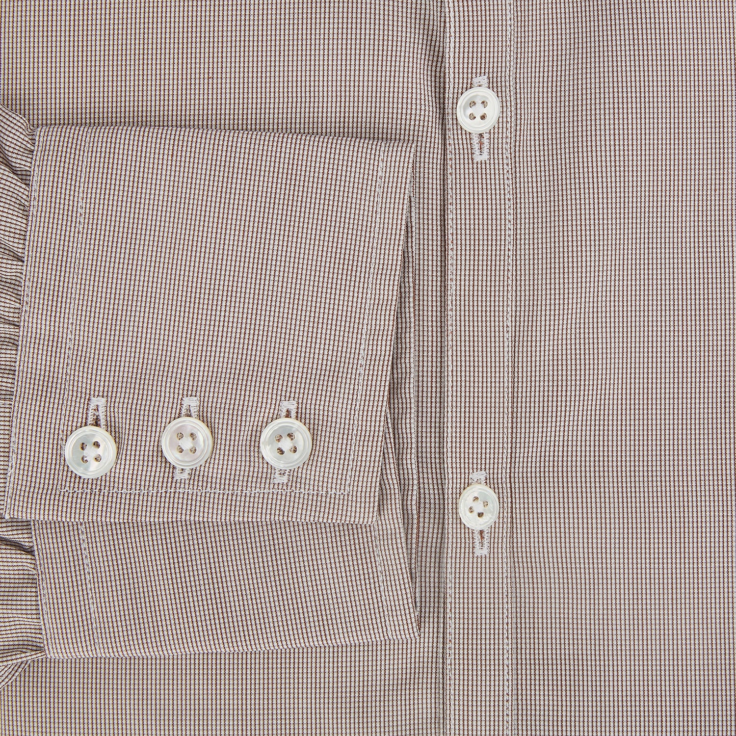 Image 4 of product BROWN MICRO GRAPH CHECK WESTMINSTER SHIRT