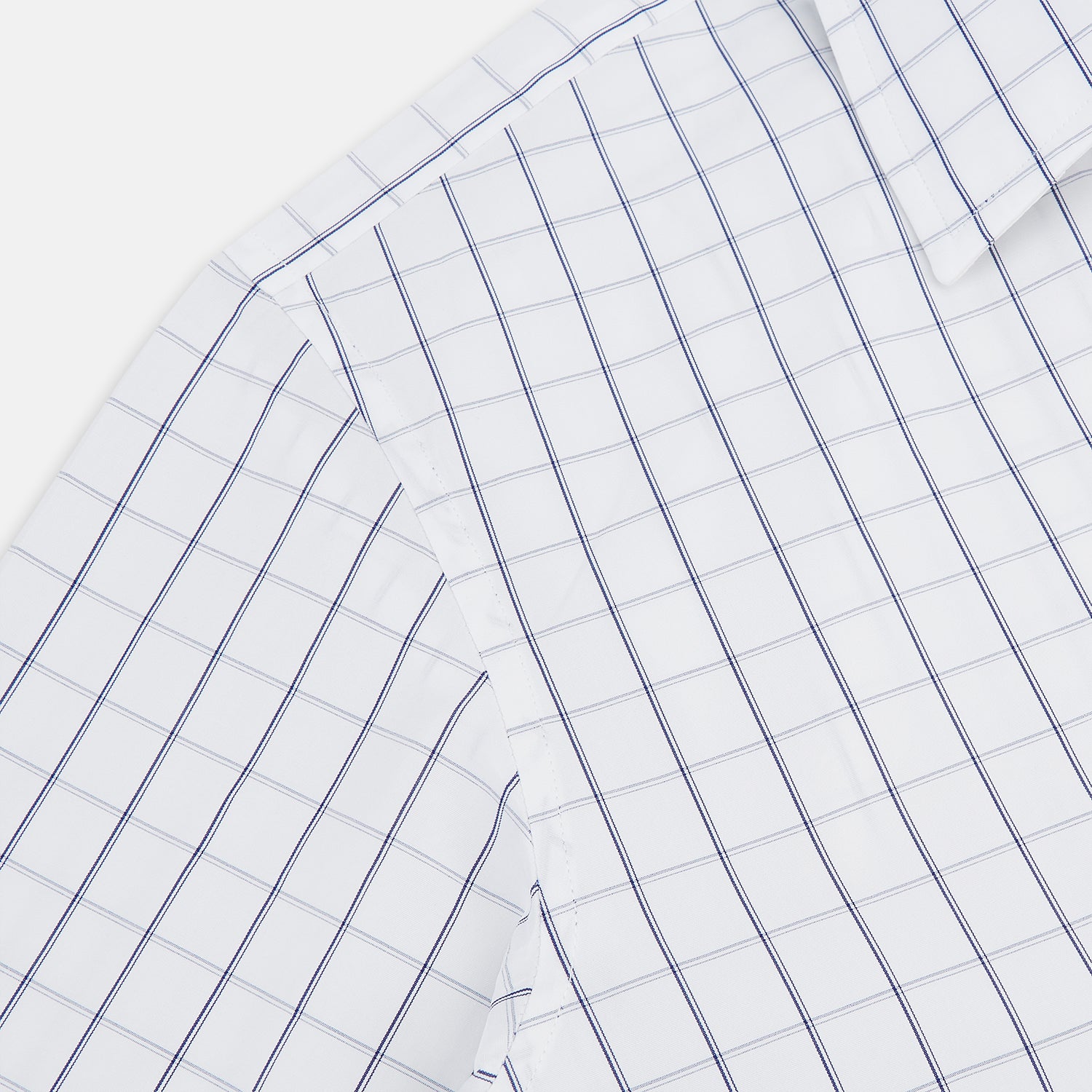 Image 6 of product Dark Navy Double-Line Checked Westminster Shirt