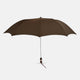 Brown Telescopic Umbrella with Brown Maple  Handle