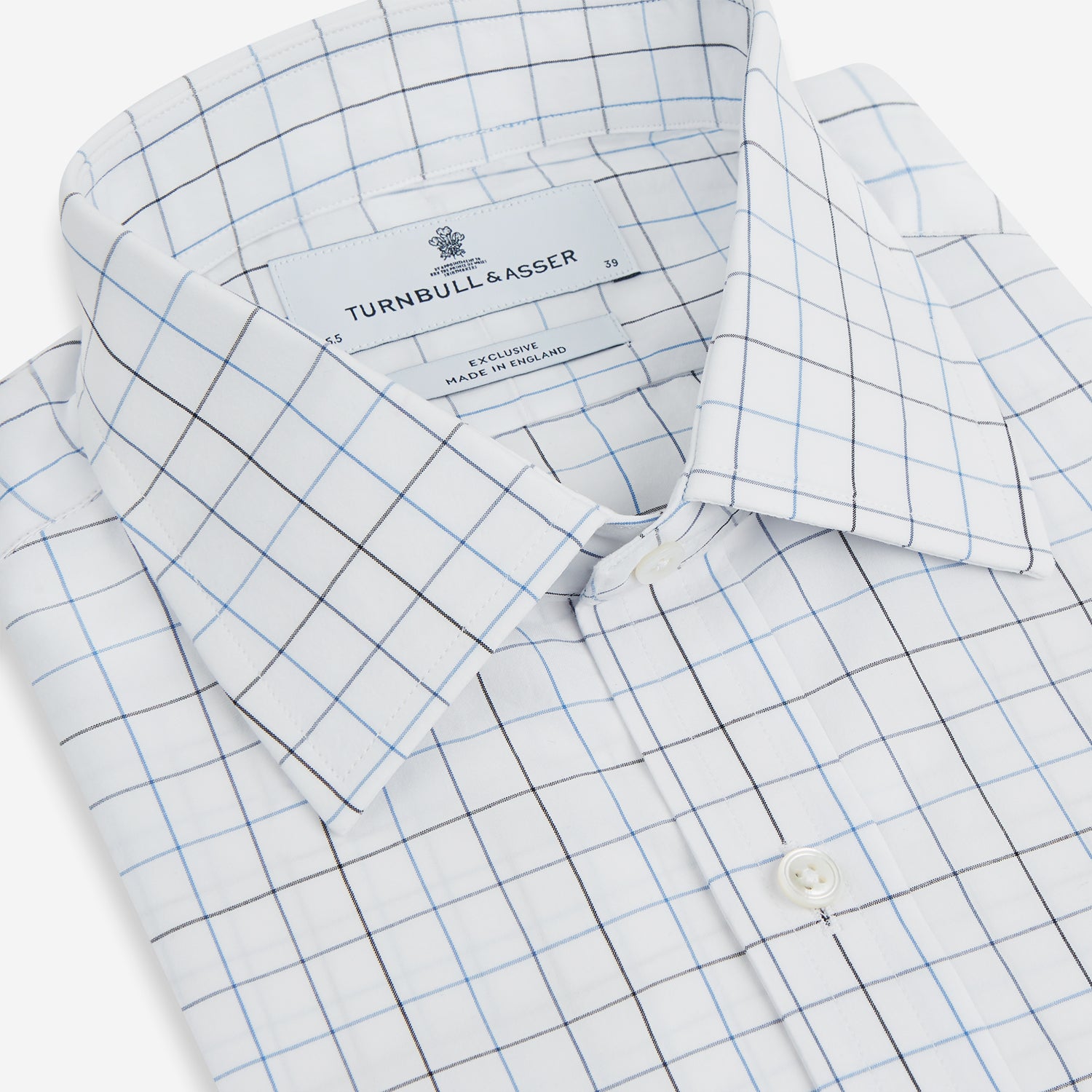 Image 2 of product Blue Grid Check Mayfair Shirt