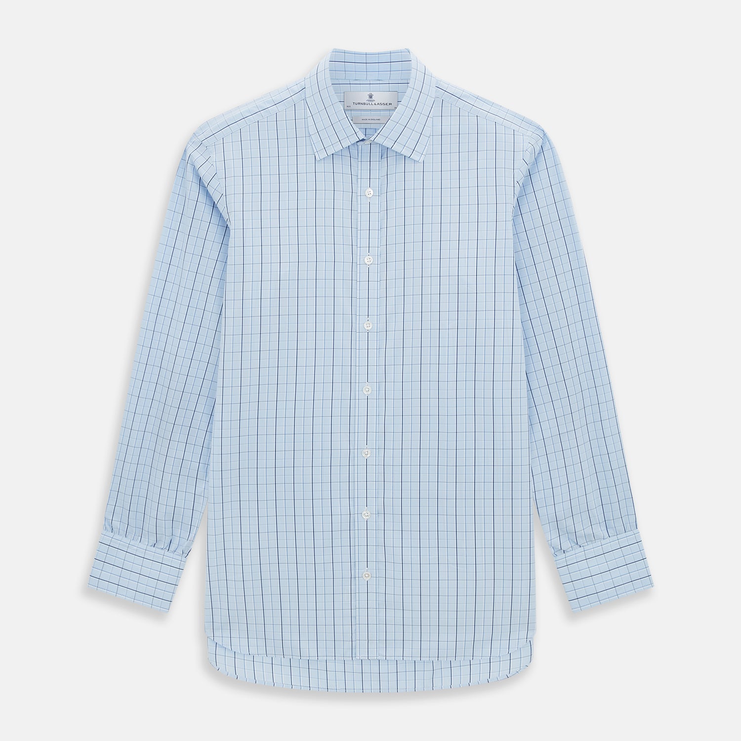 Image 1 of product Navy and Blue Combination Check Mayfair Shirt