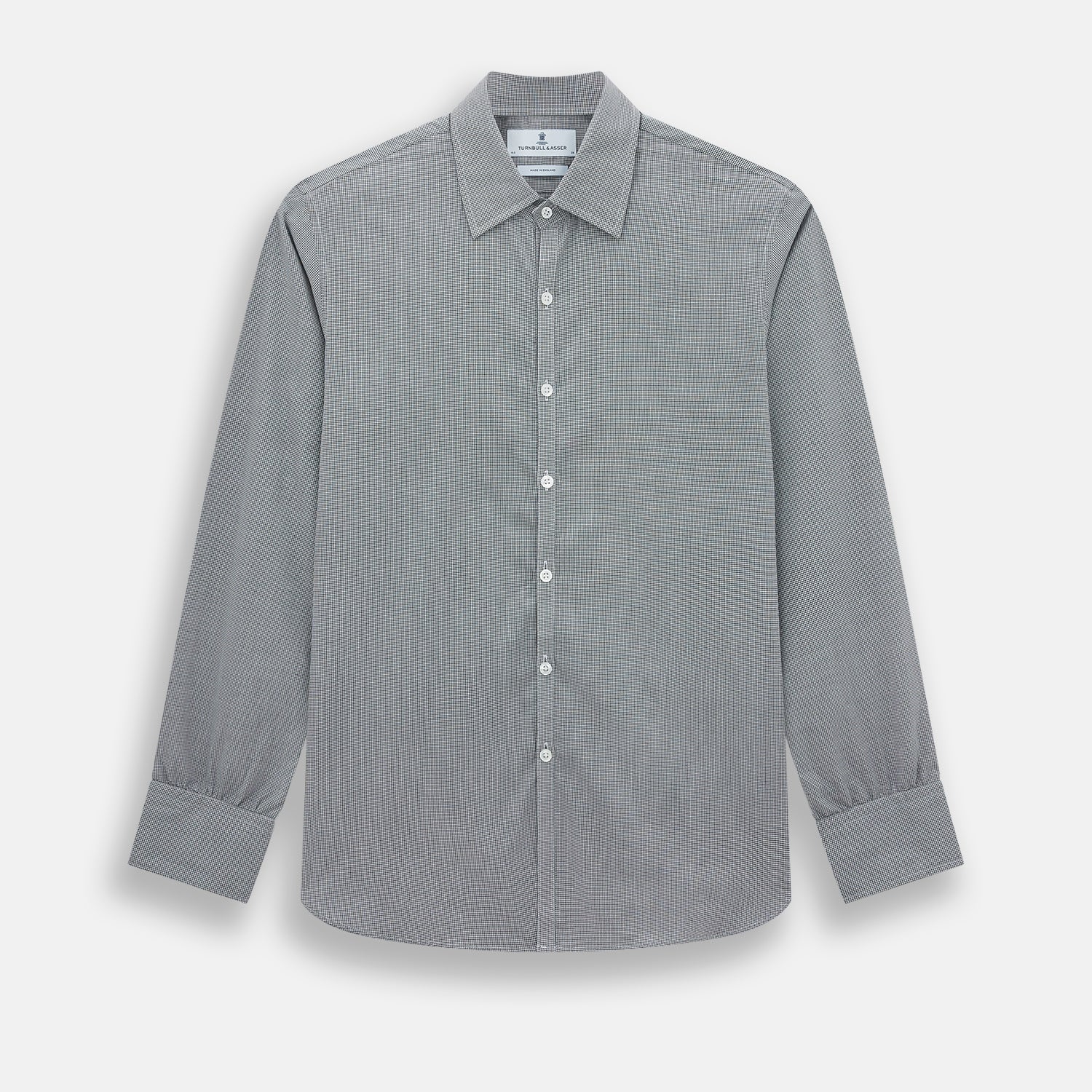 Image 1 of product Grey and White Micro Check Westminster Shirt