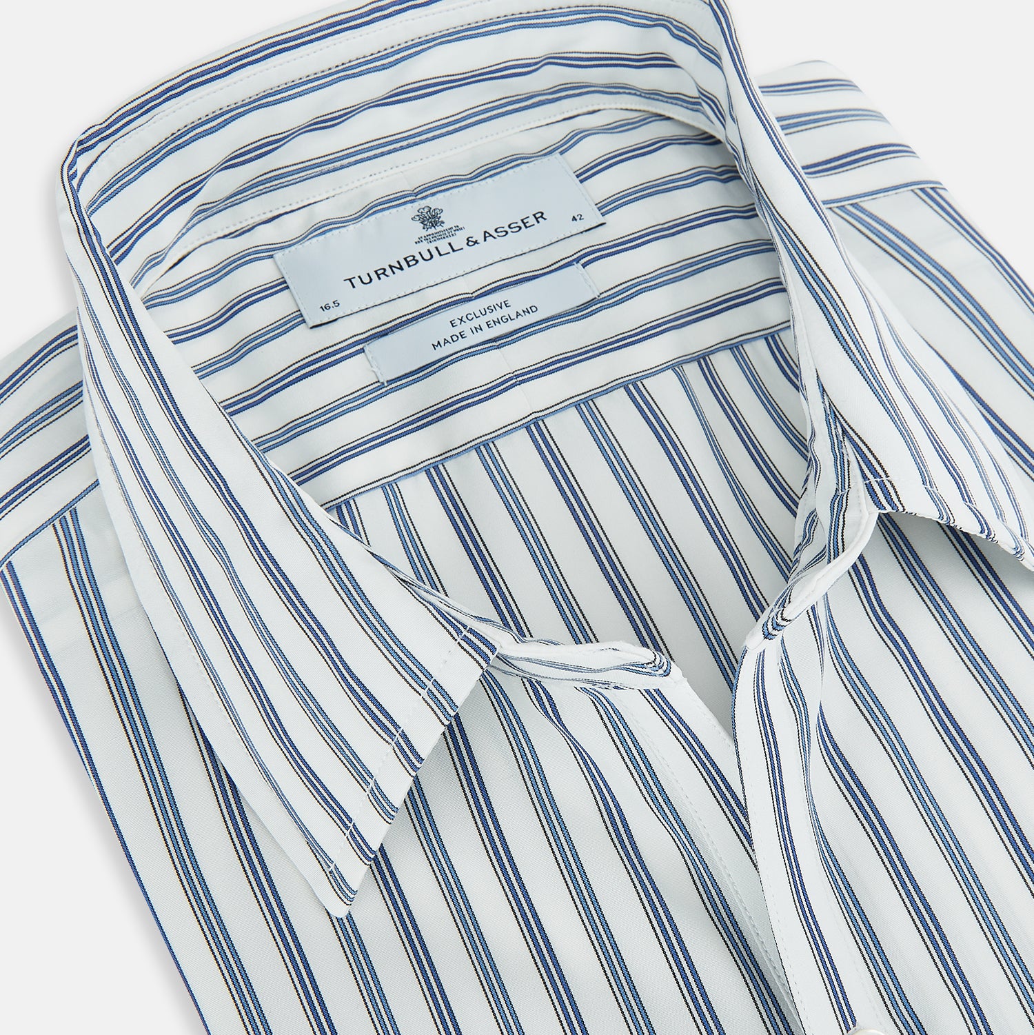 Image 2 of product SAPPHIRE BLUE MULTI TRACK STRIPE WINDSOR SHIRT