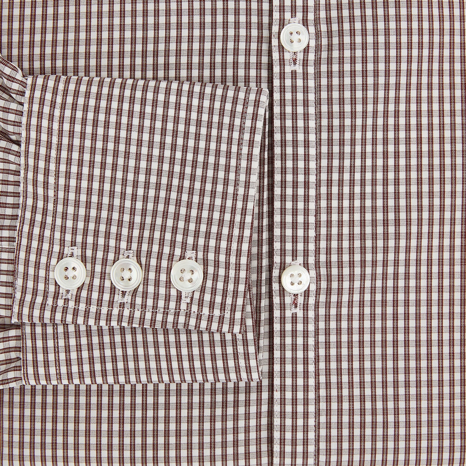 Image 5 of product Burgundy Micro Check Westminster Shirt
