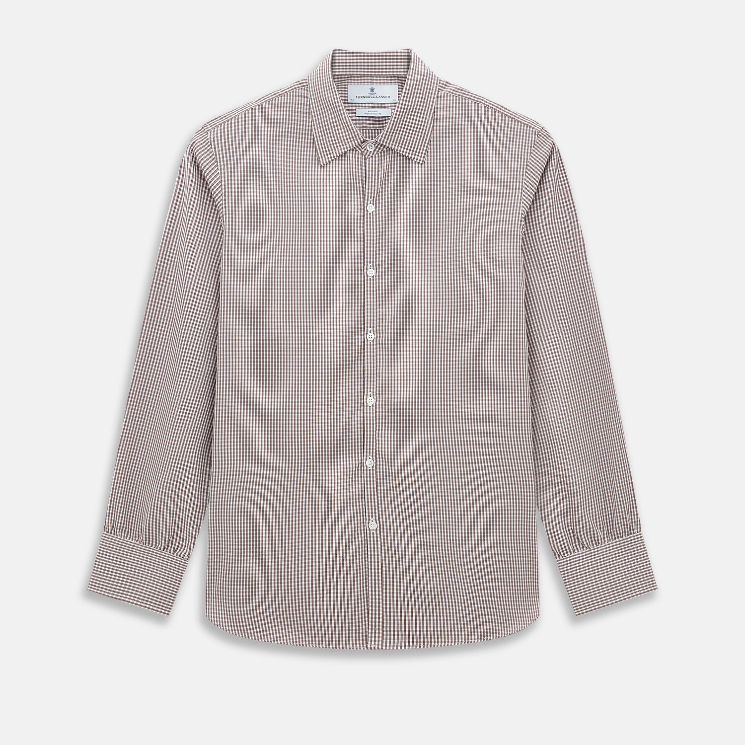 Image 1 of product Burgundy Micro Check Westminster Shirt