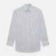 Brown and Blue Shadow Stripe Mayfair Shirt