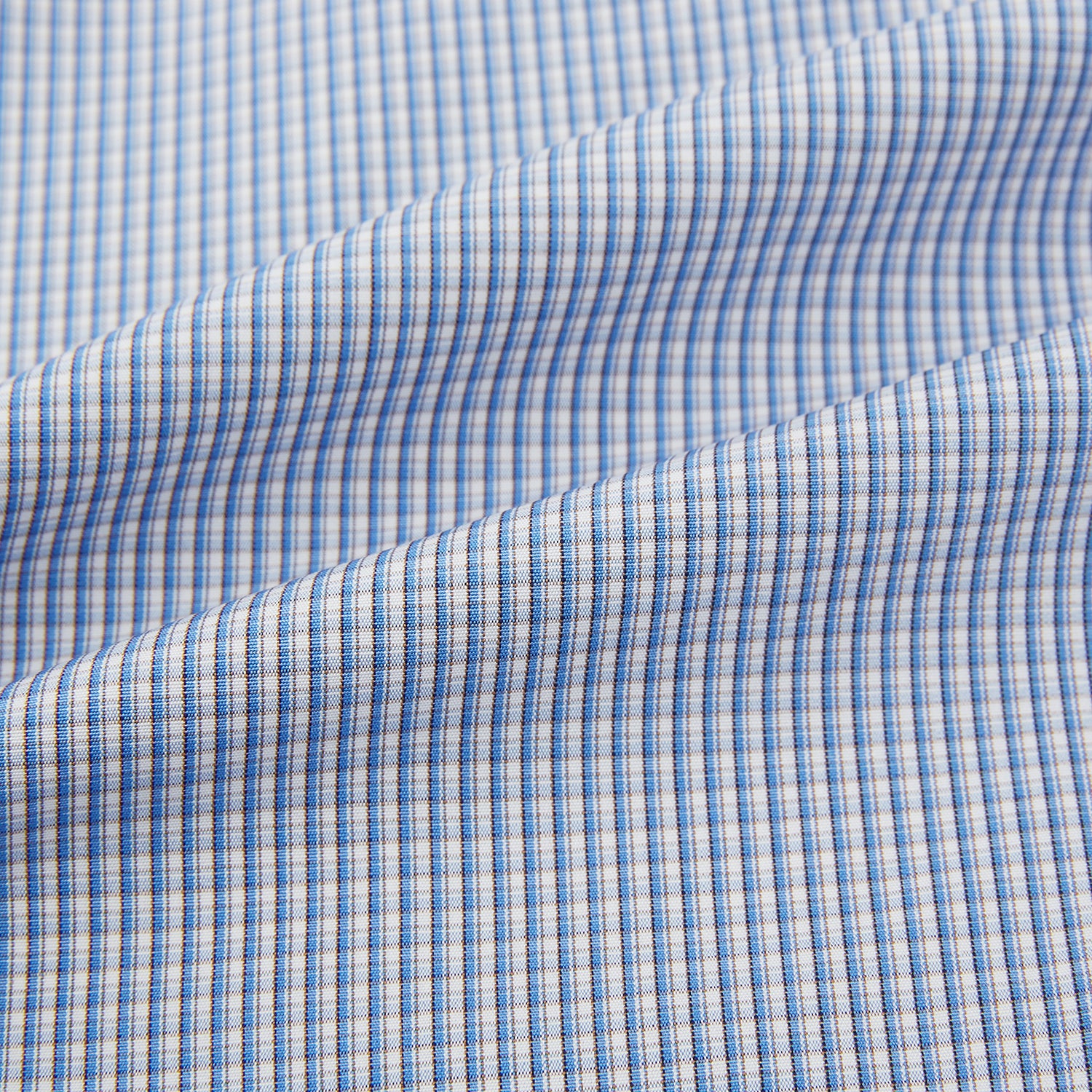 Image 6 of product Pale Blue Micro Graph Check Mayfair Shirt