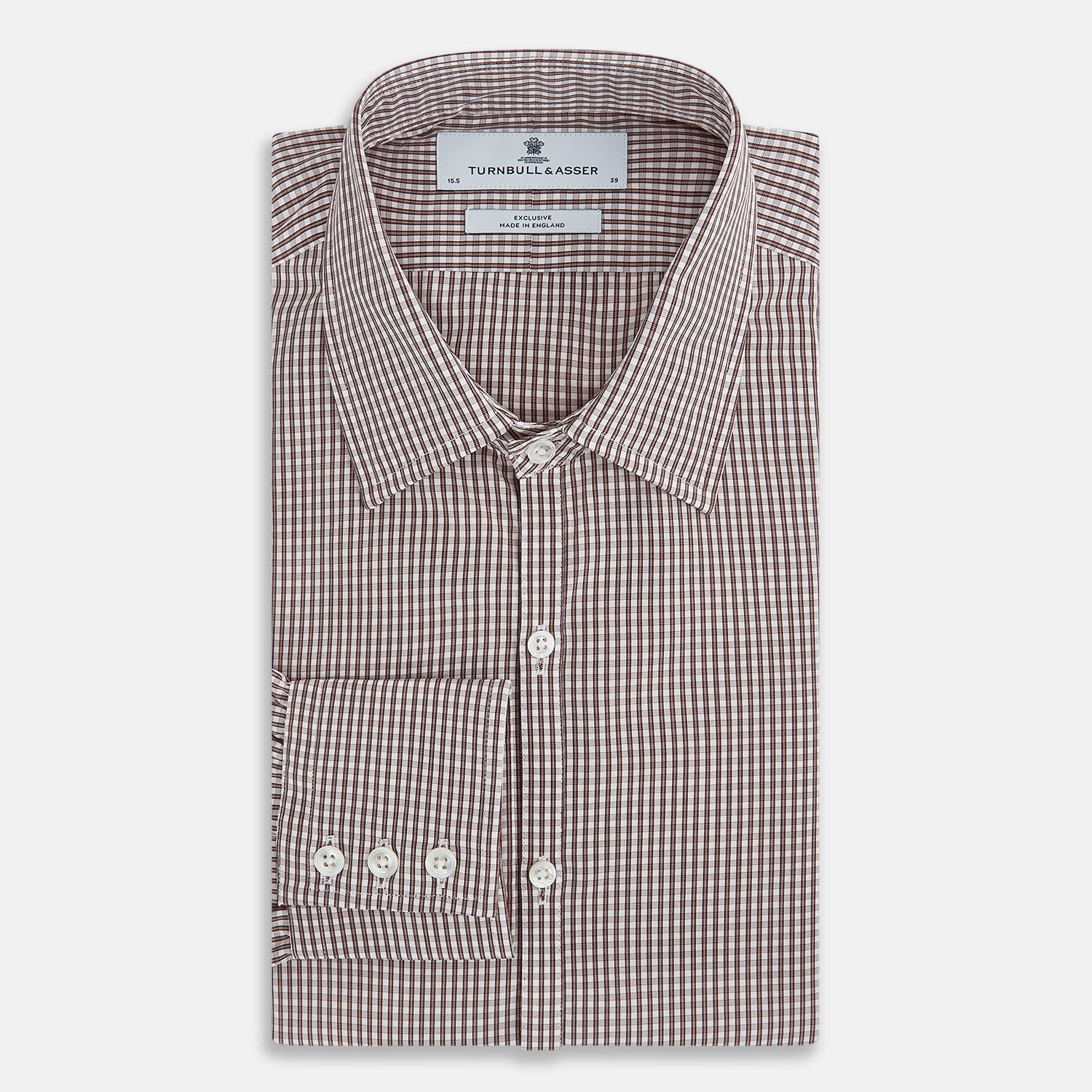 Image 4 of product Burgundy Micro Check Westminster Shirt