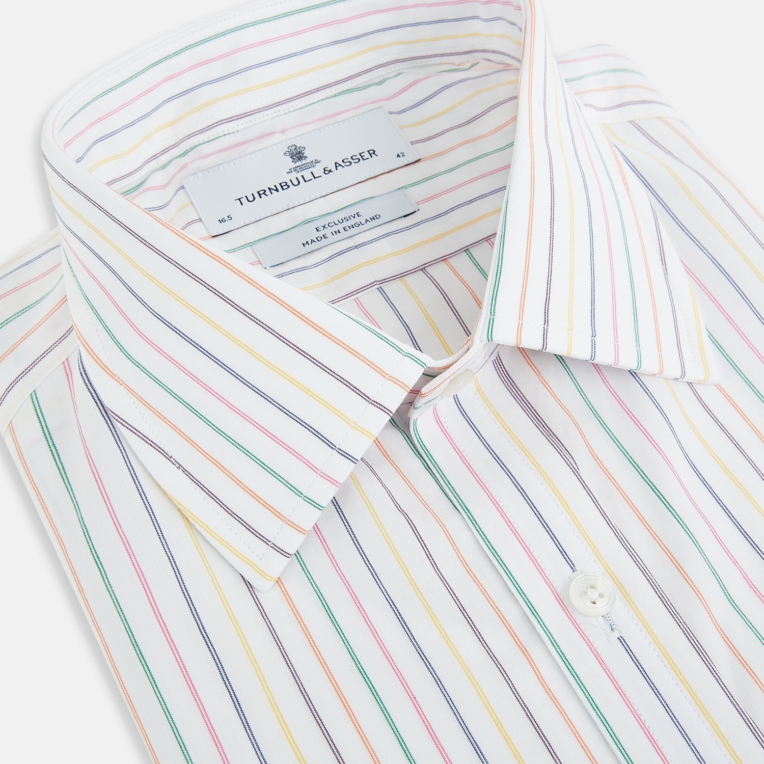 Image 2 of product Rainbow Double Pinstripe Mayfair Shirt