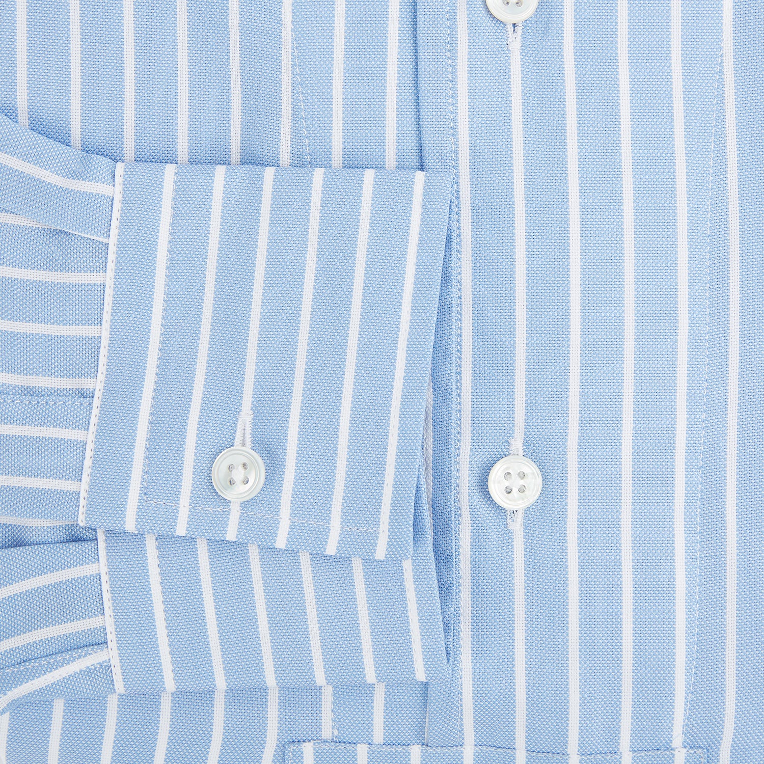 Image 4 of product White and Blue Stripe Quarzo Nightshirt